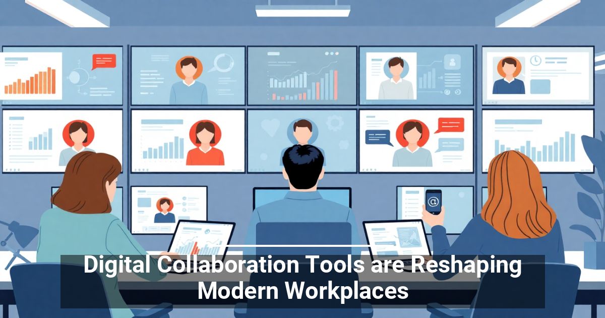 Digital Collaboration Tools are Reshaping Modern Workplaces